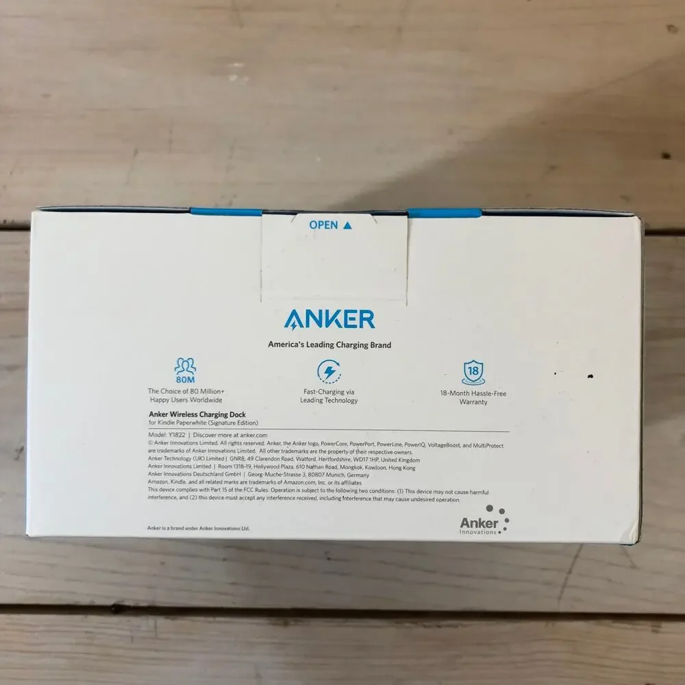 Anker NIB Wireless Charging Dock for Amazon Kindle Paperwhite Signature Edition